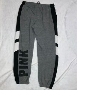 PINK Victoria's Secret Athletic Colorblock Jogger Sweatpants Women's Size Medium